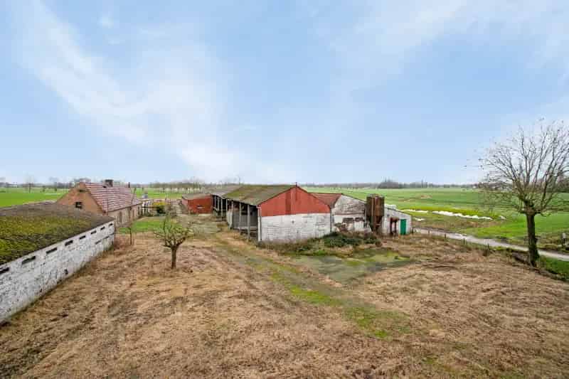 Te renoveren hoeve Landegem 1 hectare bouwgrond
