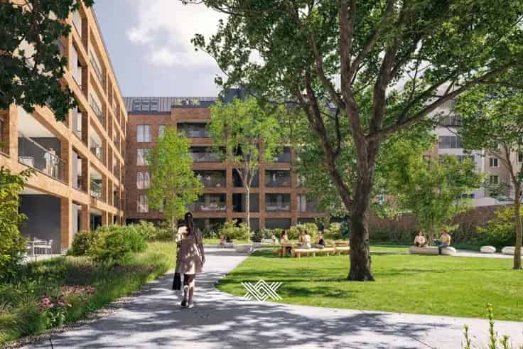 Studio te Koop Gent - 54m² met Terras - Oude Dokken