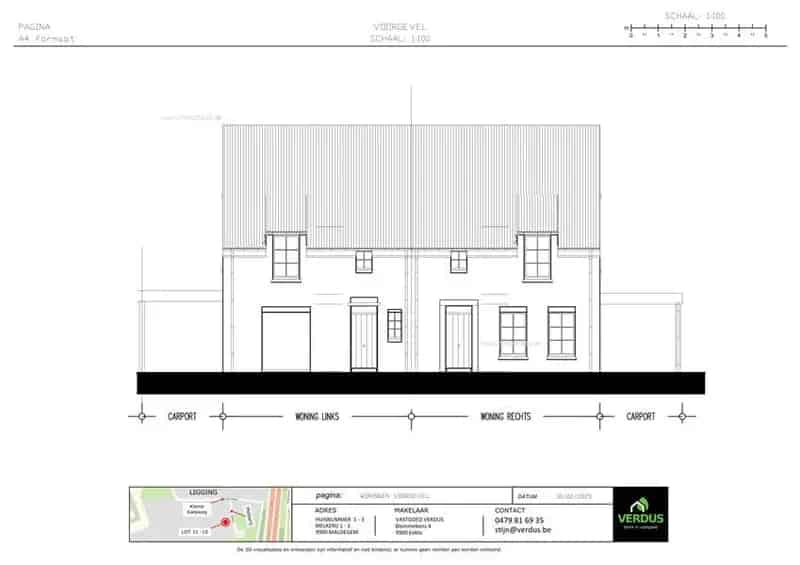 Nieuwbouw Huis 3 Slaapkamers Maldegem