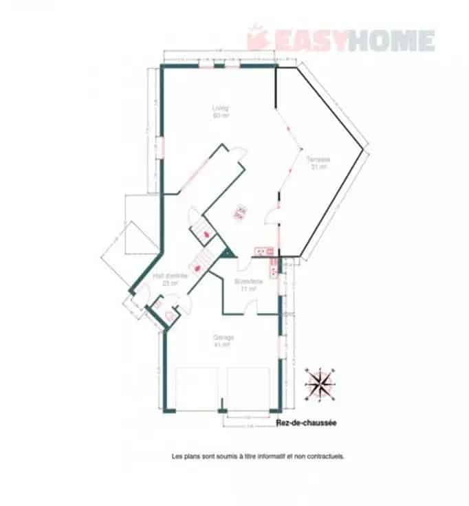 Huis Te Koop Neupré: Villa 5 slaapkamers, 2 badkamers, tuin