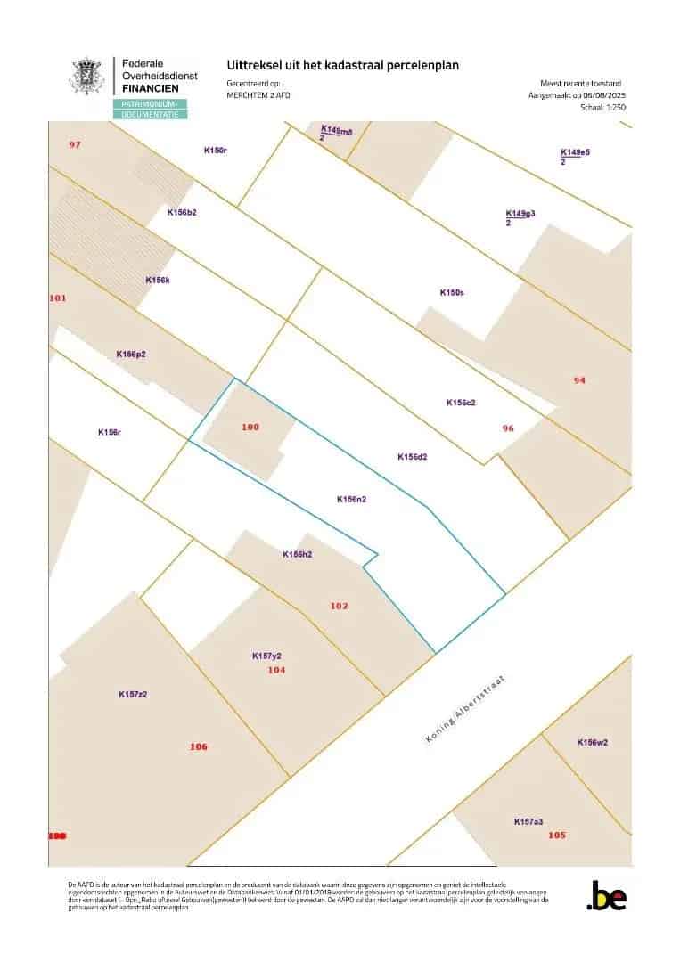 Bouwgrond Merchtem Centrum Gesloten Bebouwing