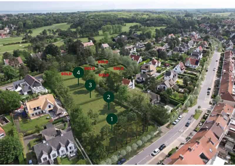 Bouwgrond te huur Knokke Magere Schorre 860m²