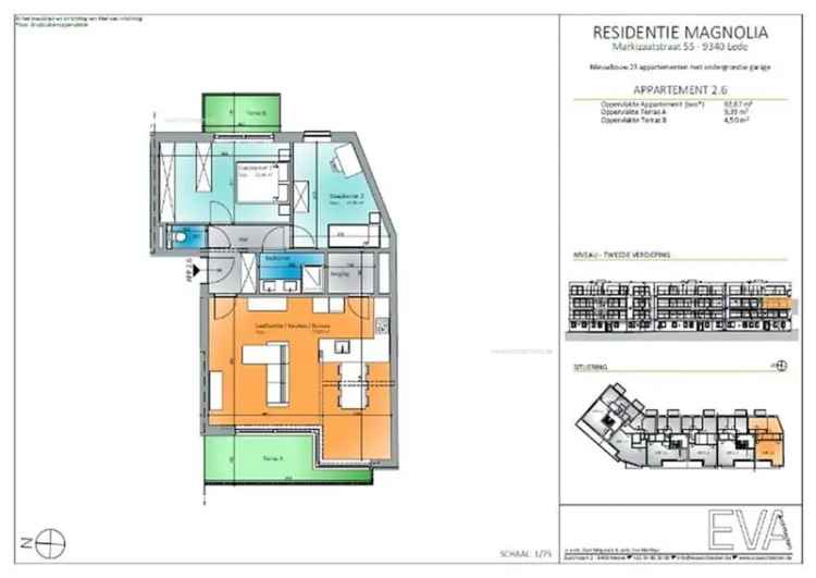 Nieuwbouw appartement te koop in Lede