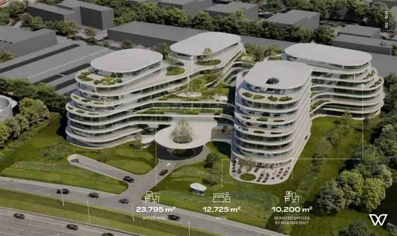 Nieuwbouw Kantoren E40 Ring vanaf 1000m²