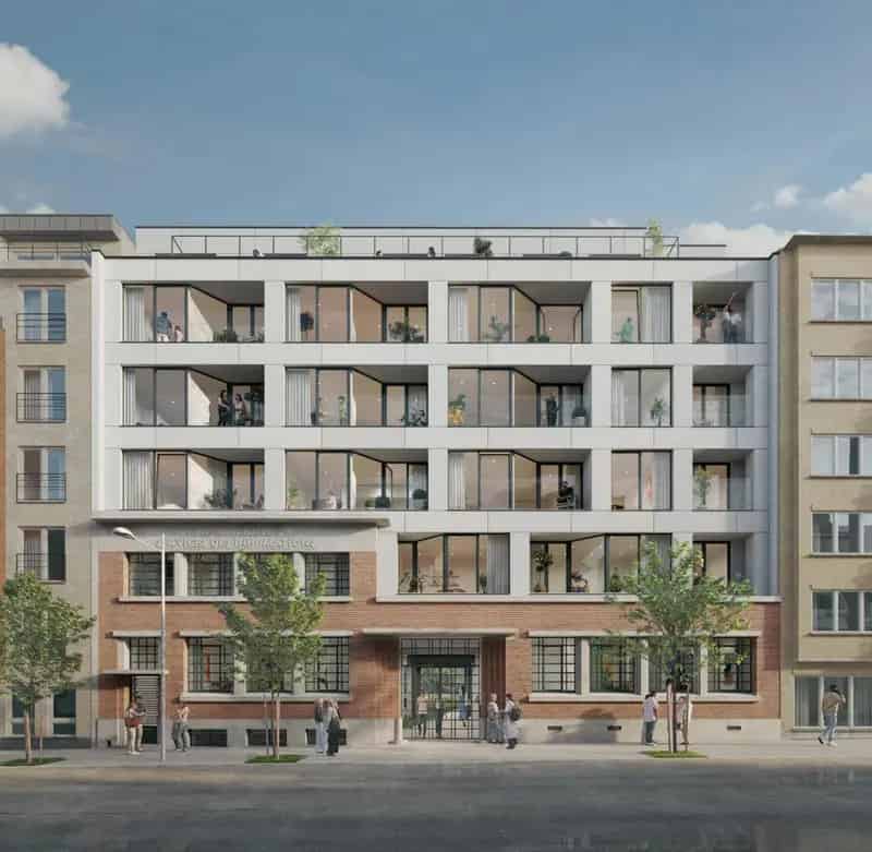 Appartementen te koop Evere  - Nieuwbouw met terrassen