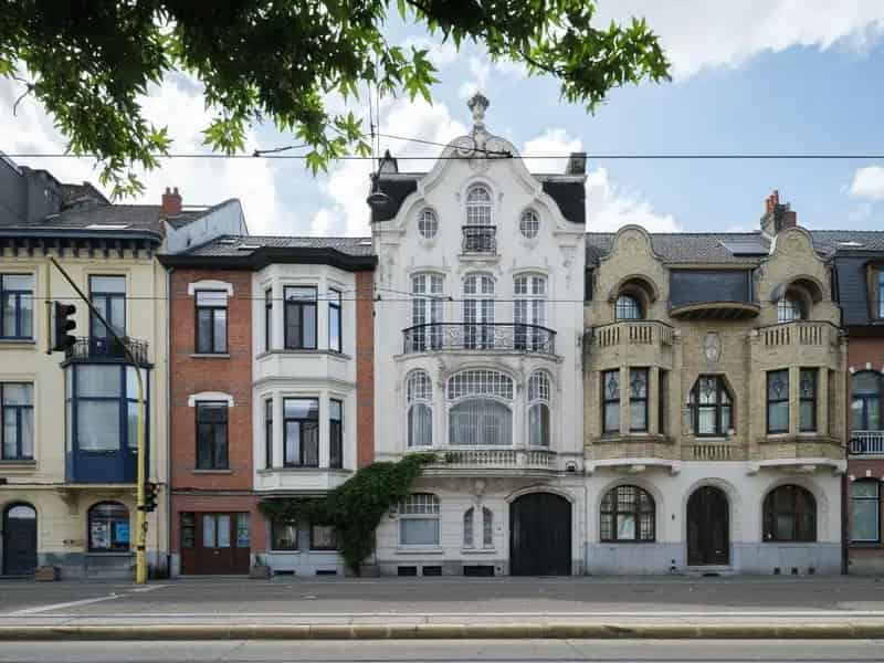 Herenwoning Gent-Sint-Pieters Neorococostijl Tuin Garage
