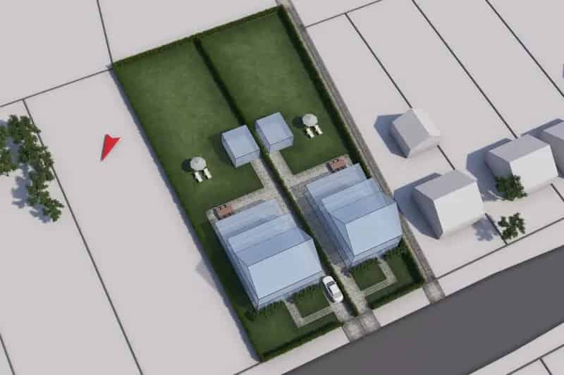 Bouwgrond te Duffel 1039m²  Uitzicht Open Bebouwing