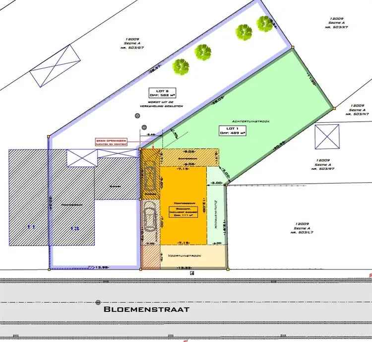 Bouwgrond te koop in Duffel met uitstekende locatie en rust