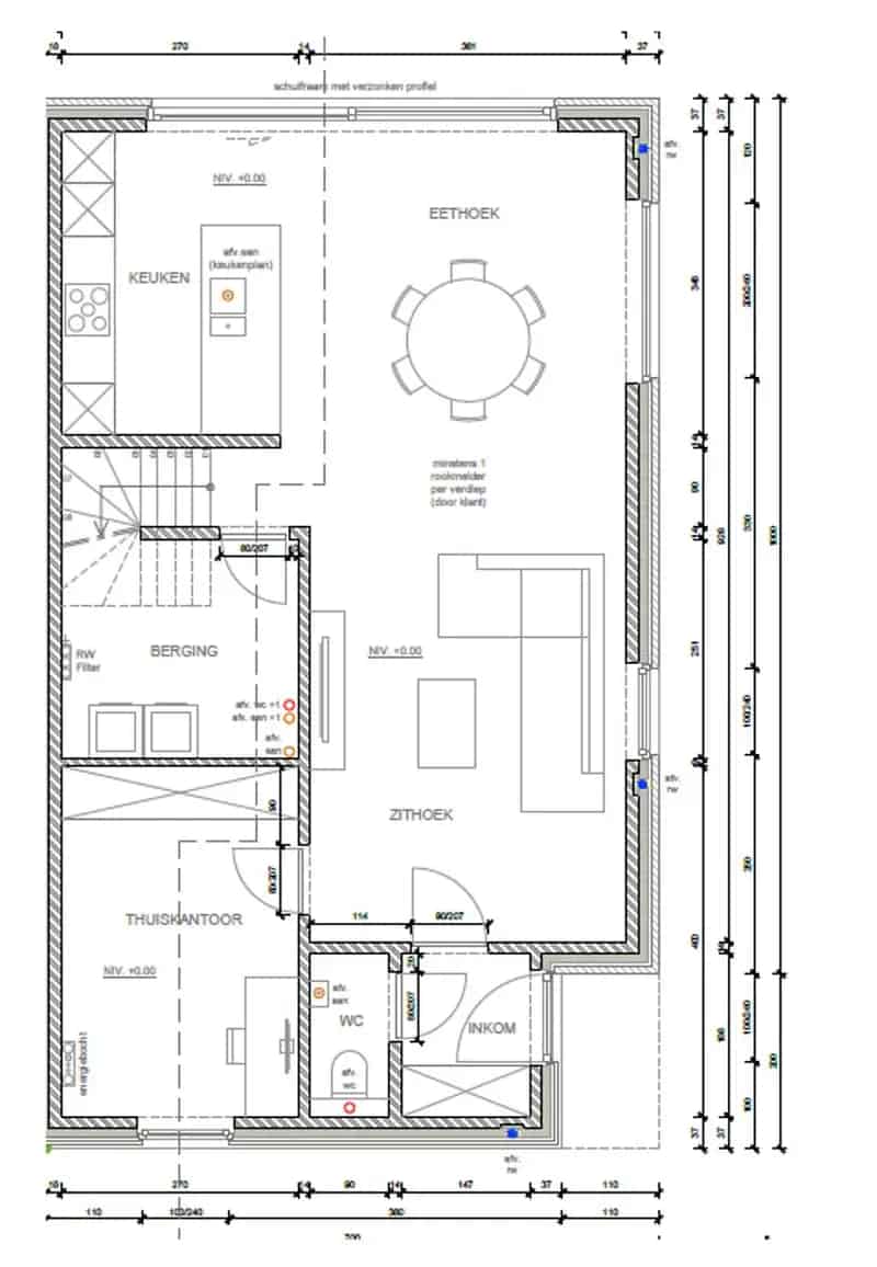 Halfopen Bebouwing 3 Slaapkamers