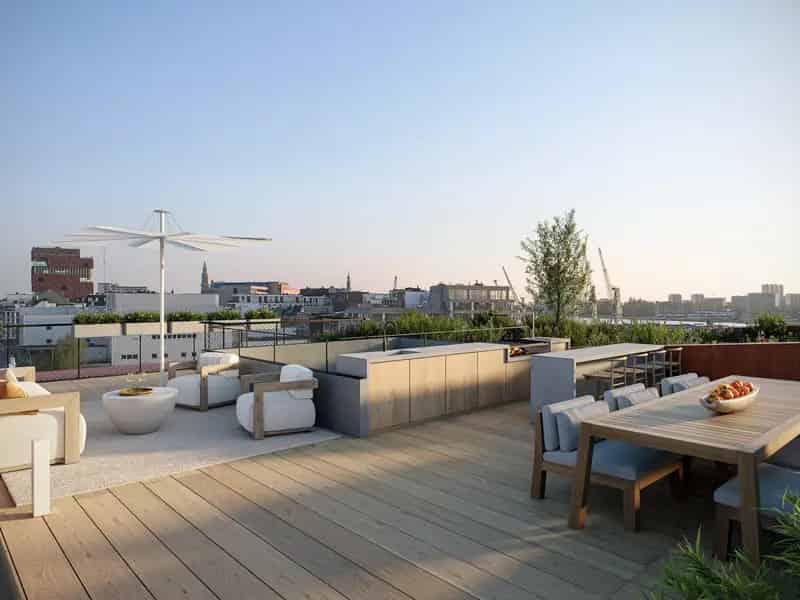 Penthouse Eilandje: Luxe 2 Slaapkamers, Panoramisch Uitzicht