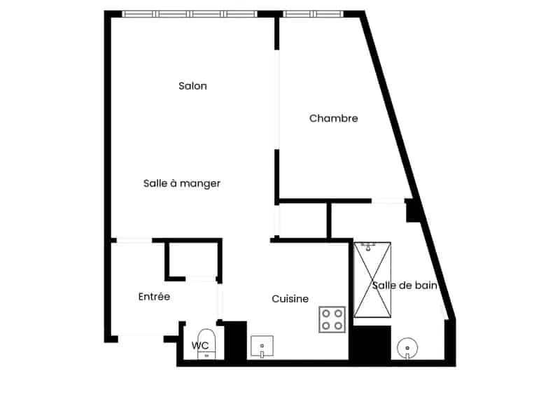 Studio te koop Elsene - Nabij openbaar vervoer en Ter Kamerenbos