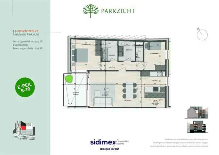 Nieuwbouw appartement te koop in Willebroek