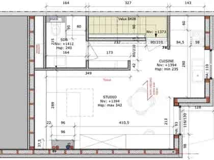 Gemeubileerd Studio te huur in Outremeuse Luik