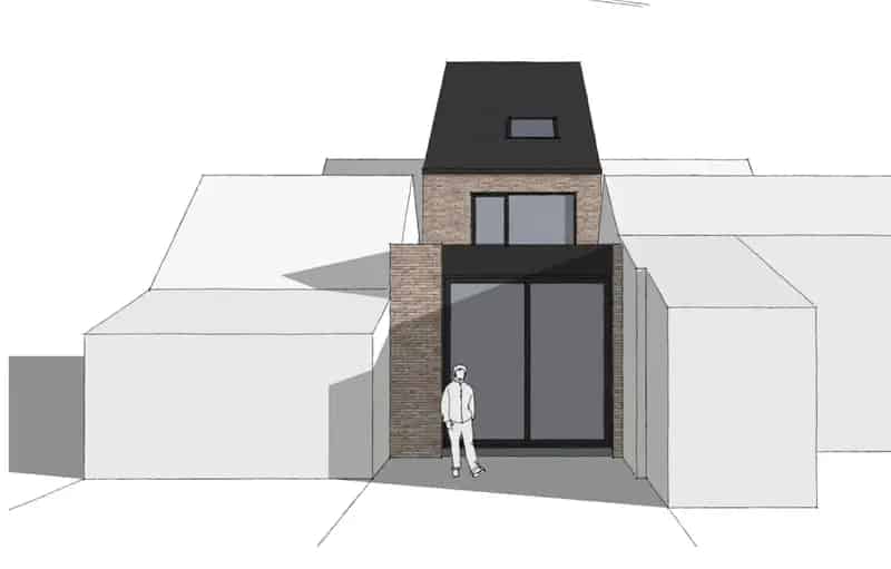 Bouwgrond Haasdonk 176m² Nabij E17