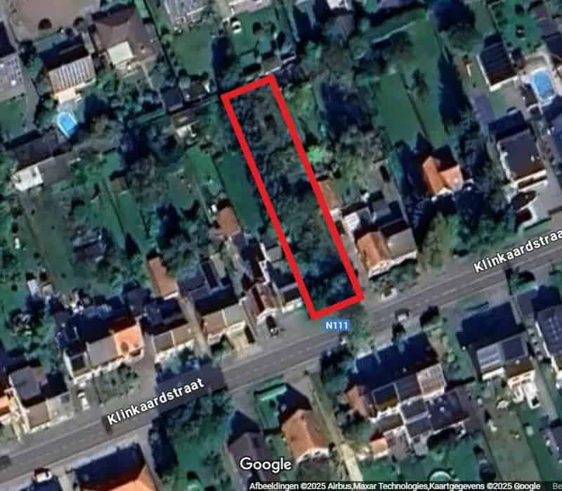 Grond te koop Kapellen 941m2 HOB