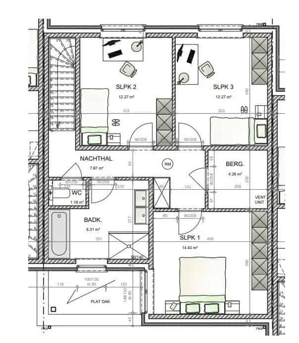Energiezuinige woning met inpandige garage te Wielsbeke