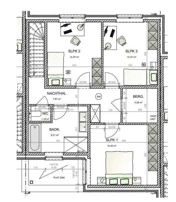 Energiezuinige woning met inpandige garage te Wielsbeke