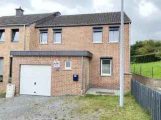 Huis te huur Wegnez 3 slaapkamers tuin garage
