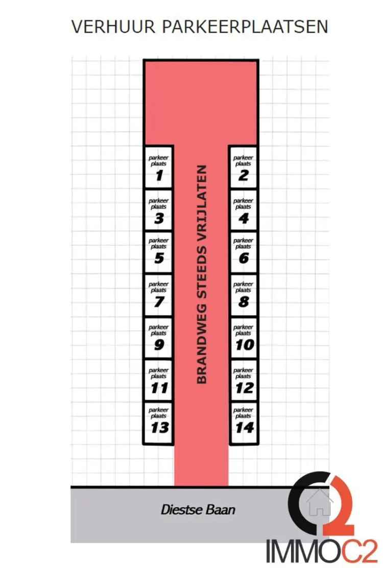 Parkeerplaats te huur in volledige aanbod