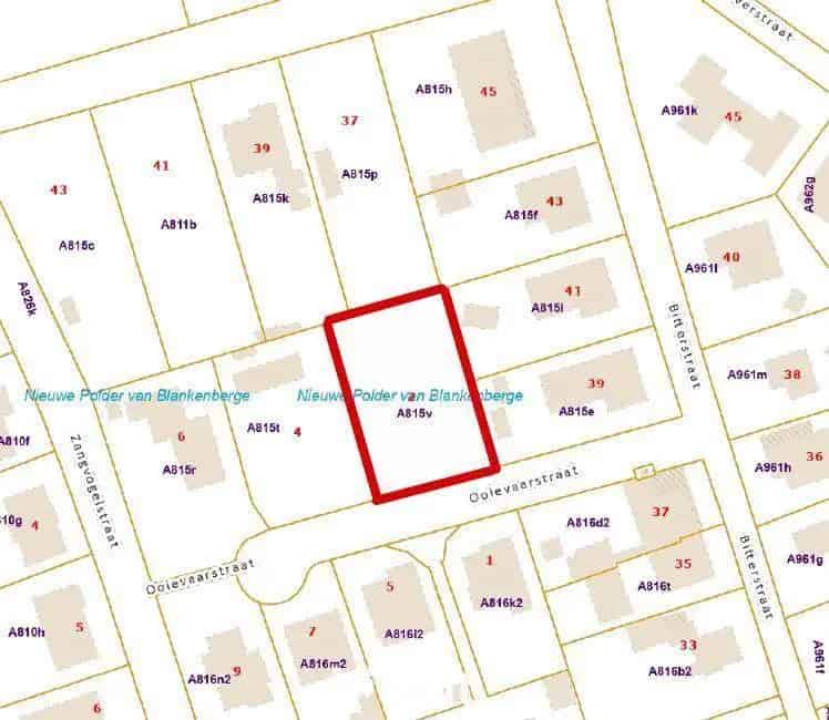 Villa Bouwgrond 957m² Rustig gelegen in groene omgeving
