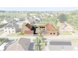 Huis te koop Merchtem - Vierkantshoeve met bouwgrond