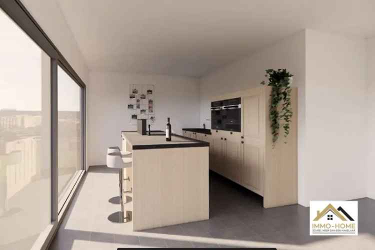 Te koop duplex appartement in Laarne met prachtig uitzicht