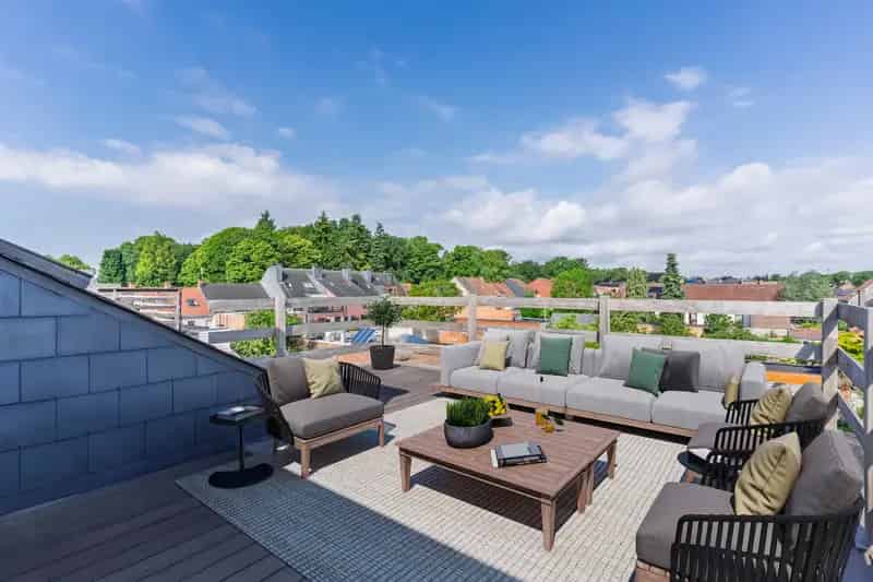 Appartement te huur Melle 2 slaapkamers ruim terras