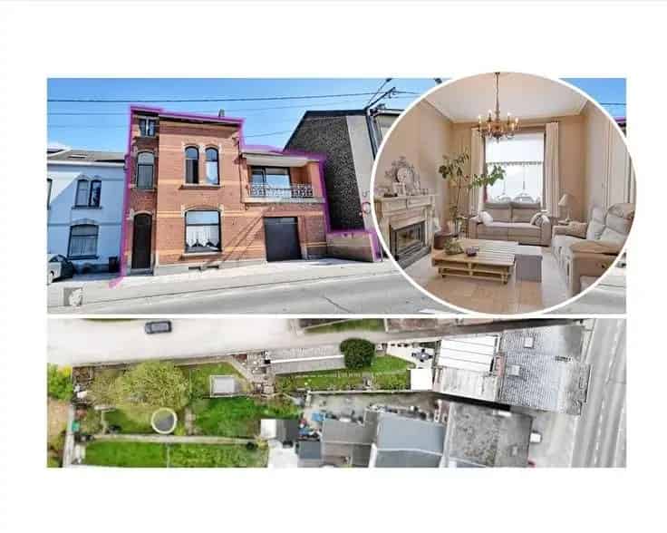 Huis te Koop Auvelais: 4 slaapkamers, grote tuin en garage
