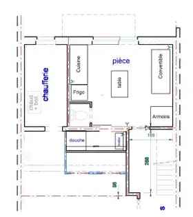 Gelijkvloers gerenoveerde studio met terras