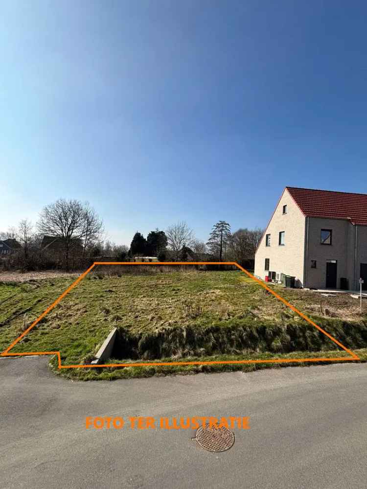 Bouwgrond Moerbeke 549m2 Open Bebouwing