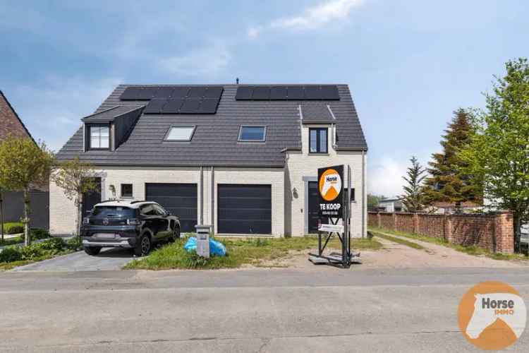 Huis te huur Torhout: Moderne HOB met Paardenstallen