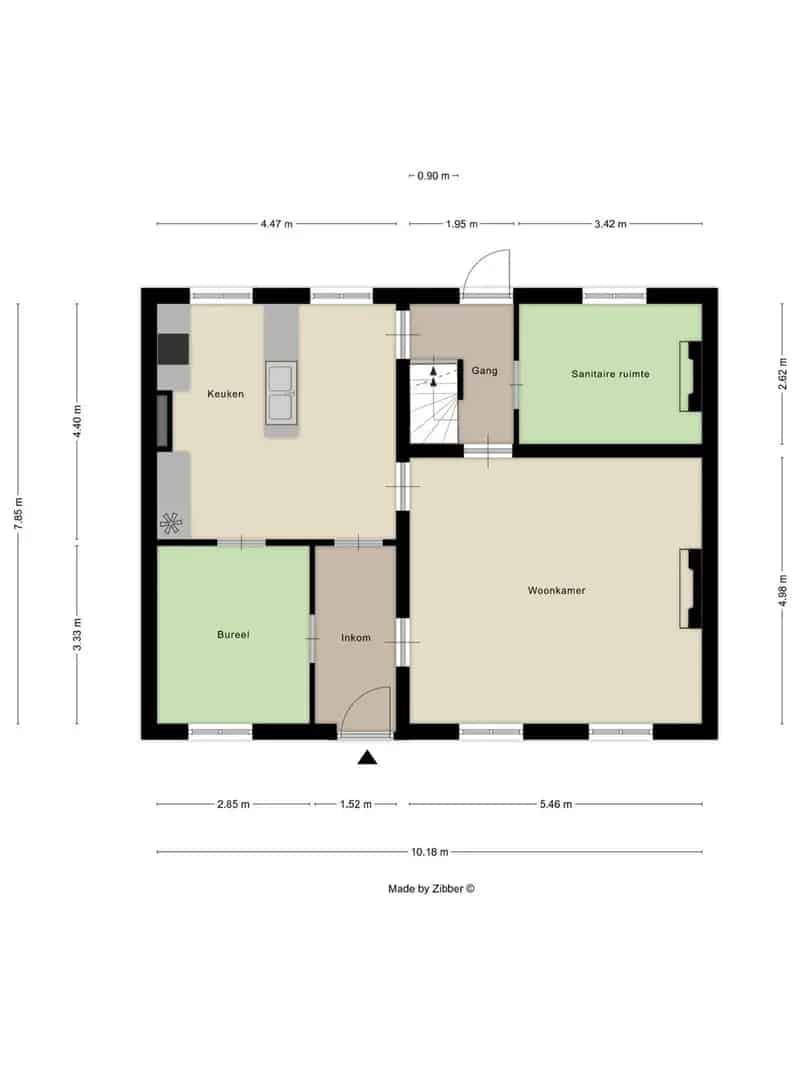 Woning met 3 slaapkamers tuin en 2 staanplaatsen