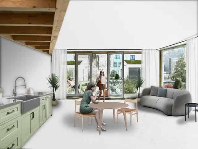 Appartement te koop: Lichtrijk Stadse Patiowoning 113m²