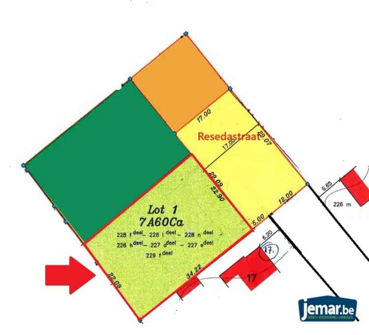 Charmante Bouwgrond Doodlopende Straat