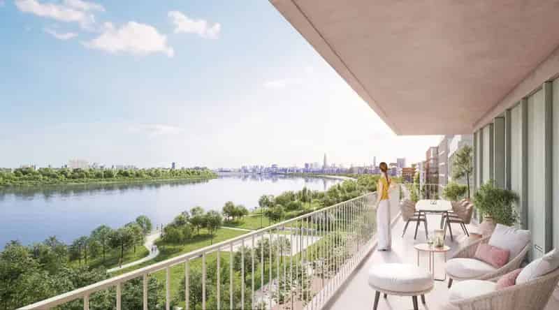 Appartement te huur Antwerpen Scheldetuin 2 slaapkamers