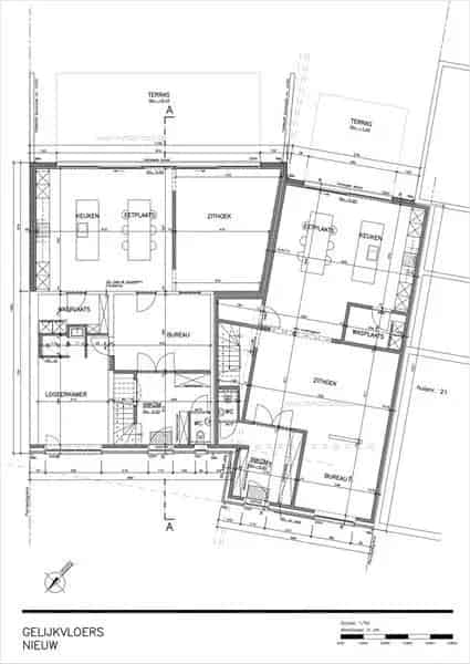 Nieuwbouw 3 slaapkamers Vollezele 180m² Grote Tuin