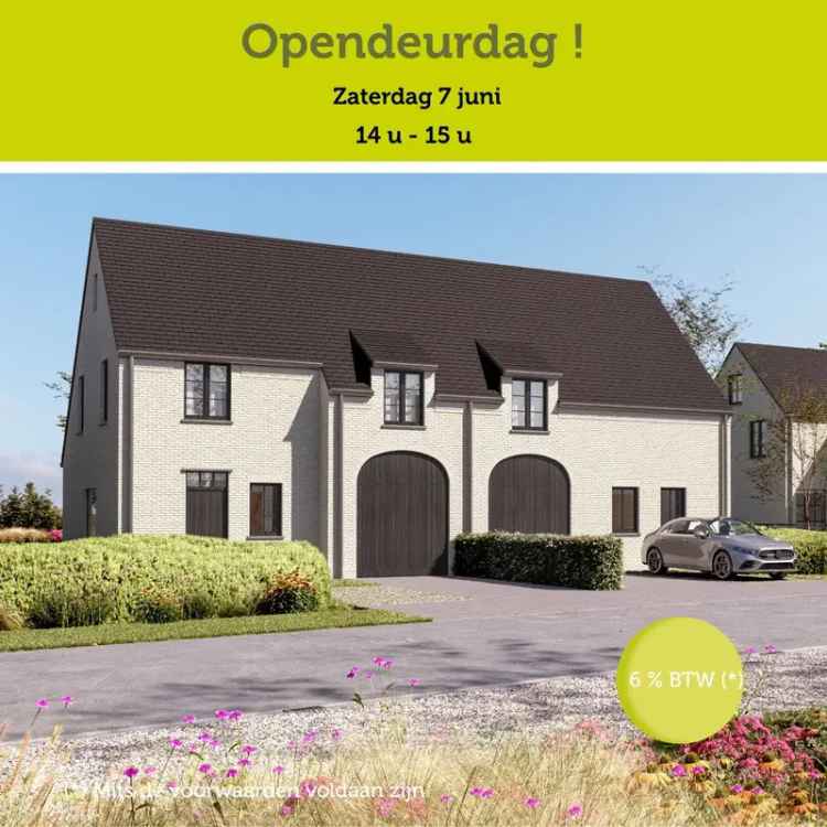 Nieuwbouwwoning 3 slaapkamers Landelijk Uitzicht