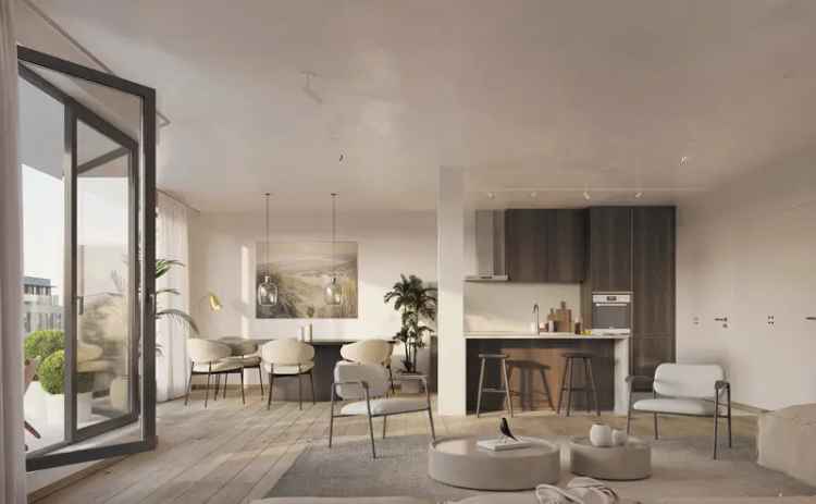 Te huur appartement in Evere met moderne energieprestaties