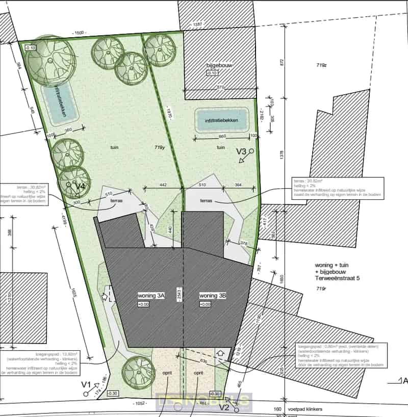 Projectgrond 2 Woningen Zwalm - 995m² - Verlaagd BTW Tarief