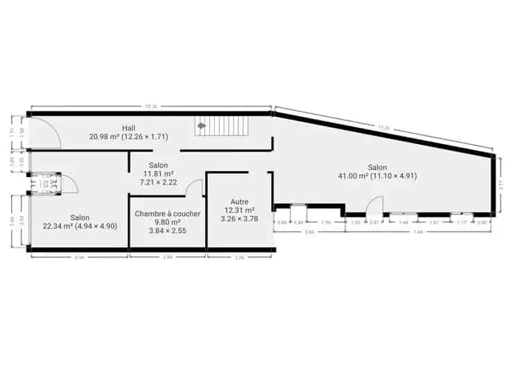 Appartementsblok Te Koop 3 Units Ruwbouw