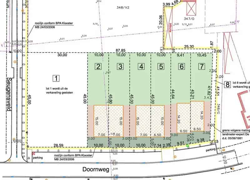 Bouwgrond Lot 2 Doornweg Wichelen