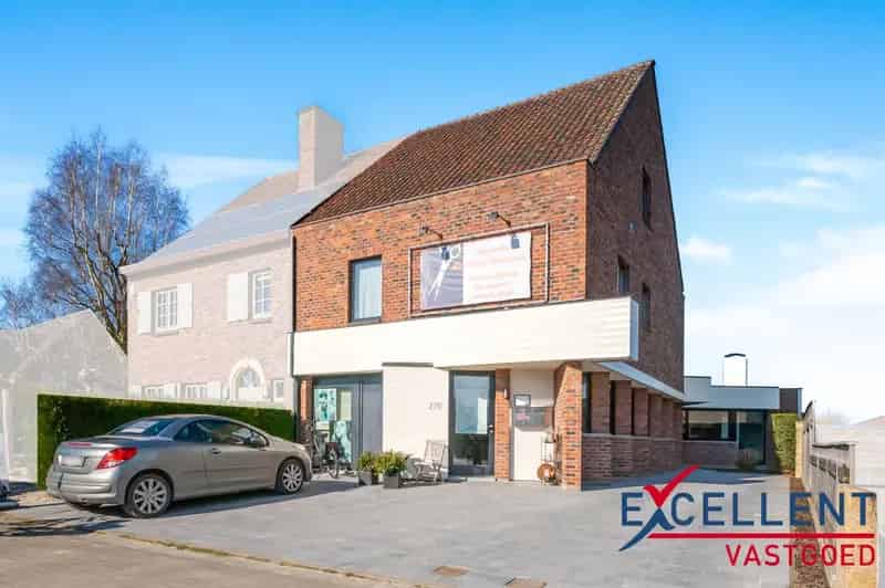 Huis te huur Wetteren: Charmante woning met tuin en handelspand