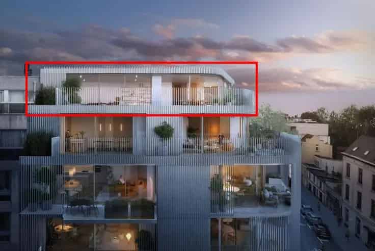 Luxe Penthouse 2 slaapkamers Elsene Te Koop