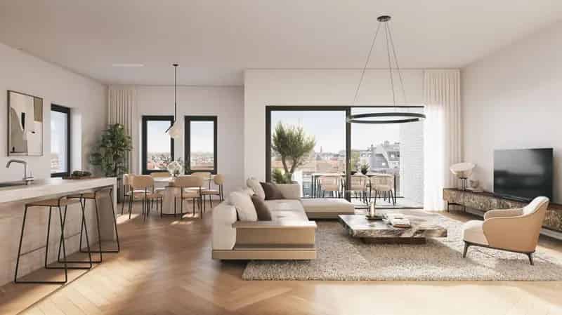 Nieuwbouw Penthouse Antwerpen 3 slaapkamers 157m²