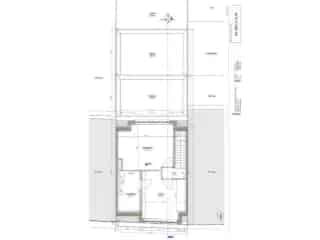 Bouwgrond Niel 439m² - Rijhuis 3 Verdiepingen