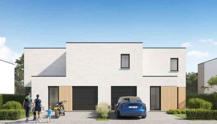 Moderne, halfopen woning