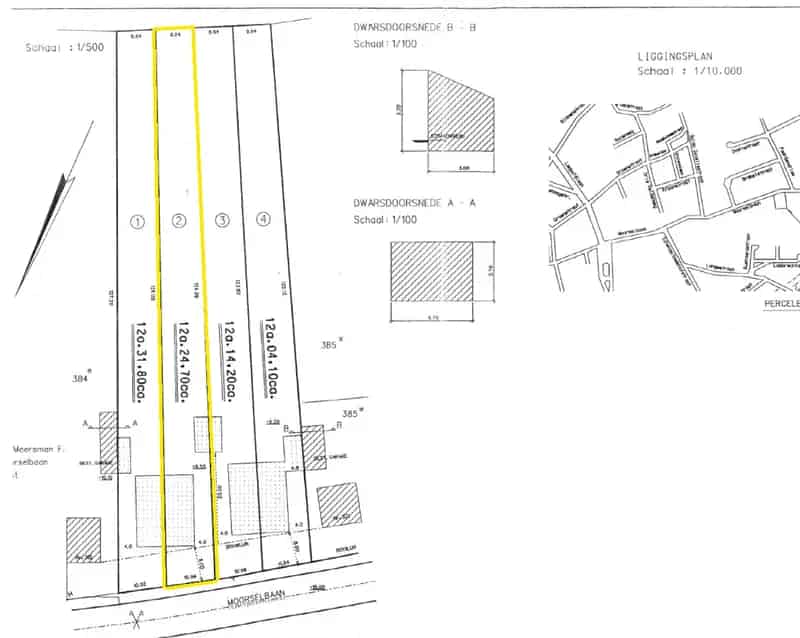Bouwgrond Aalst Halfopen Bebouwing 1198m²