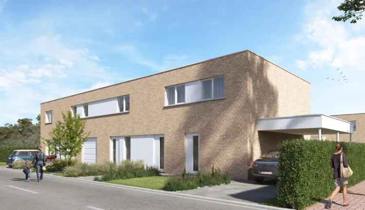 Moderne, halfopen woning