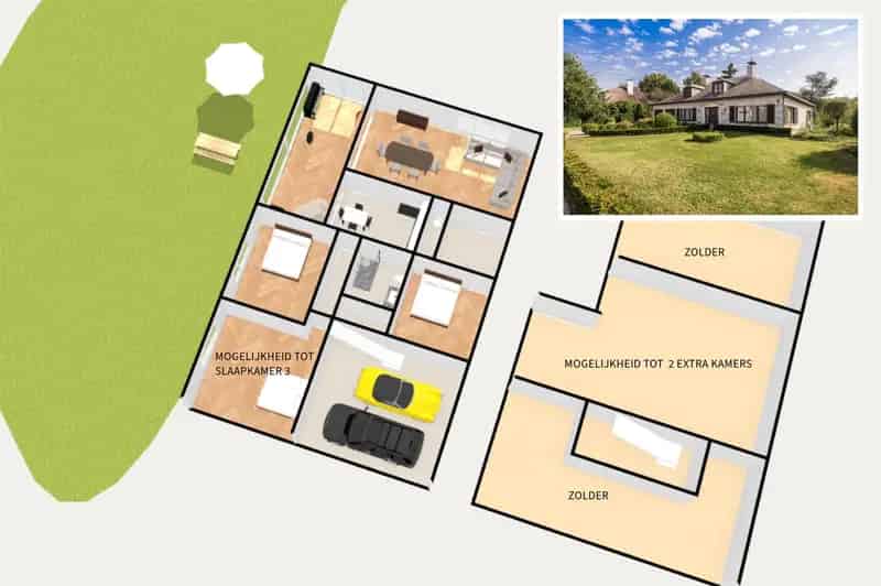 Prachtige Villa 318m2 Ruime Tuin Garage 2 slaapkamers