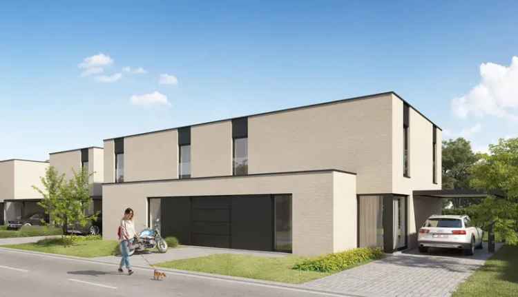 Moderne, gesloten woning